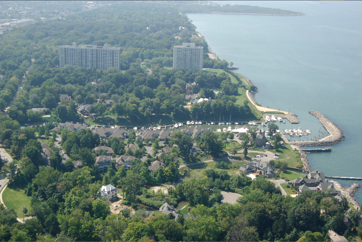 Aerial View of Newport Marina 